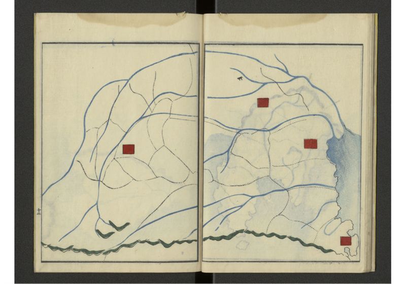 下等小学日本地誌略図問答〔巻上〕 諳射日本地図 畿内東海道之部 - ページ 13