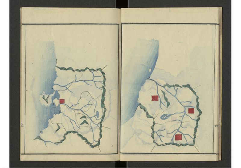 下等小学日本地誌略図問答 巻之二 諳射日本地図 東山道北陸道之部 - ページ 8