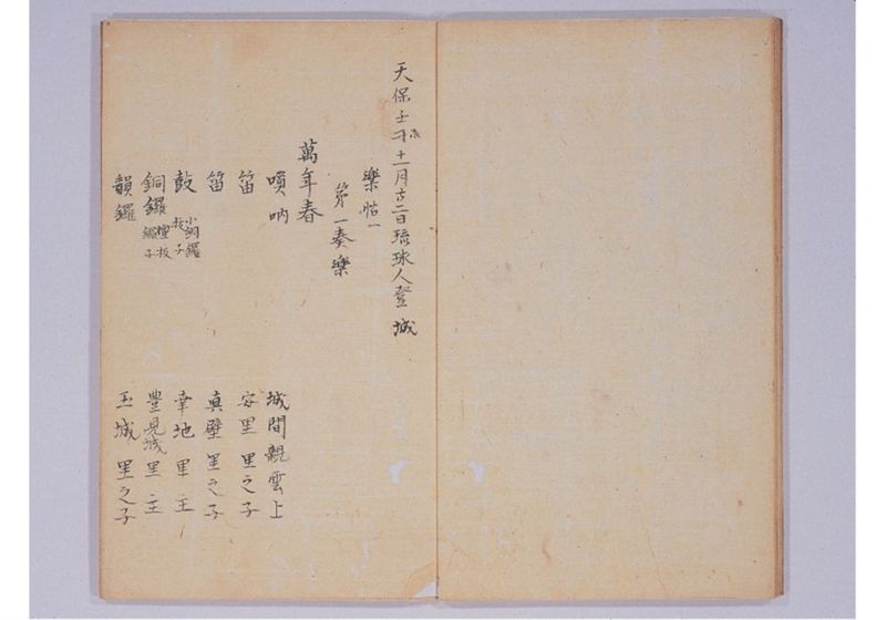 琉球来聘志(仮) 天保十三年 - ページ 10