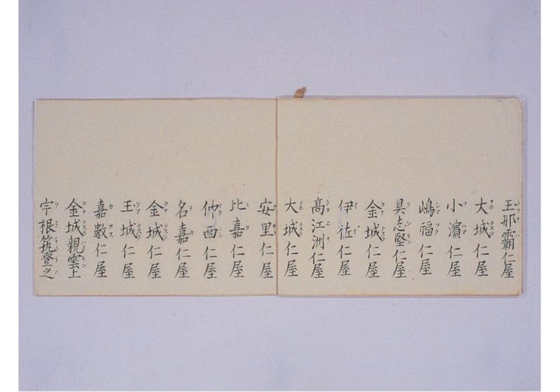 琉球人姓名書 寛政二年度 - ページ 8