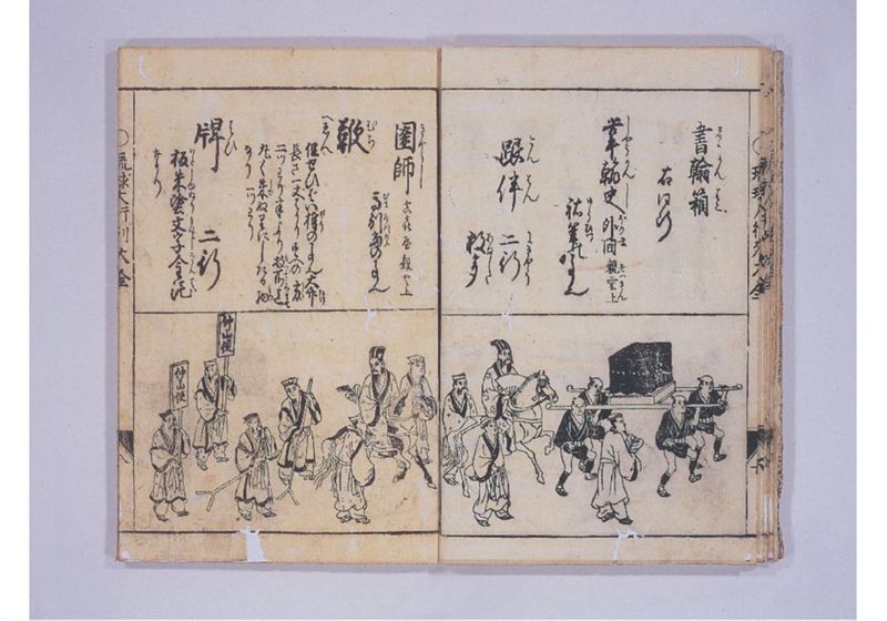 琉球人大行列記 来朝新板絵入 - ページ 13