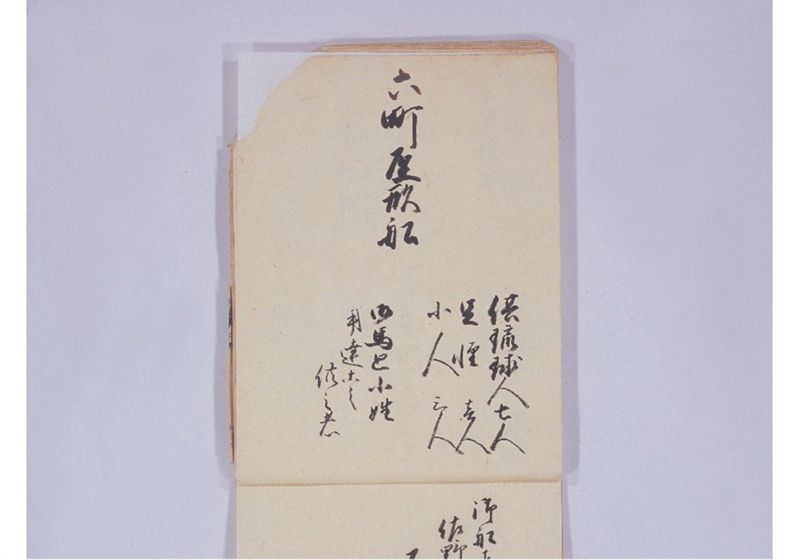 琉球人就来府淀川筋船行列帳 但木津川より大阪御屋敷迄並其外一巻 - ページ 22
